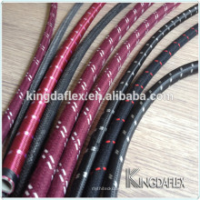 DN 3mm Cotton Outer Braided Cover Fuel Oil Rubber Hose 10bar